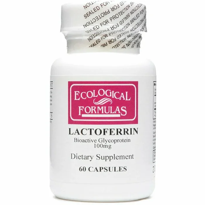 Lactoferrin 100 mg 60 caps by Ecological Formulas