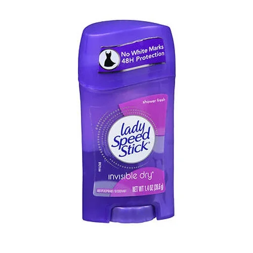 Lady Speed Stick, Invisible Dry Antiperspirant And Deodorant Shower Fresh, 1.4 Oz
