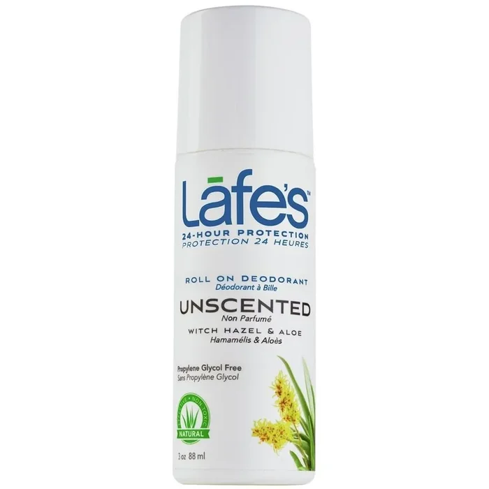 Lafe’s Natural Bodycare Lafe’s Natural Deodorant Roll-On Unscented 3 oz Roll-On