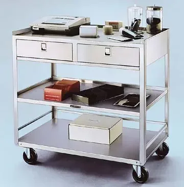 Lakeside Manufacturing – Equipment Stand 36-3/8 X 20-1/8 X 35 Inch 36 X 28 Inch Shelves – 474