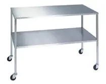 Lakeside Manufacturing – Instrument Table 20 X 36 X 34 Inch Stainless Steel 54 lbs. Weight Capacity 1 Shelf – 8356