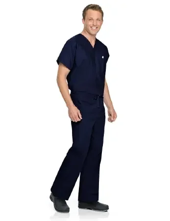 Landau Uniforms – Scrub Pants 2X-Large Navy Blue Unisex – 7602BNP2XLG