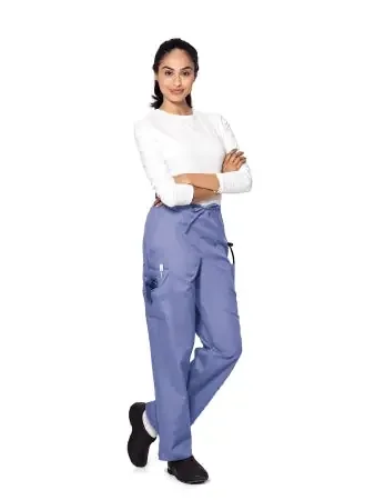 Landau Uniforms – Scrub Pants Cargo Medium Black Female – 8512BKP