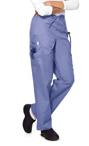 Landau Uniforms – Scrub Pants Cargo X-Large Black Female – 8512BKPXLG