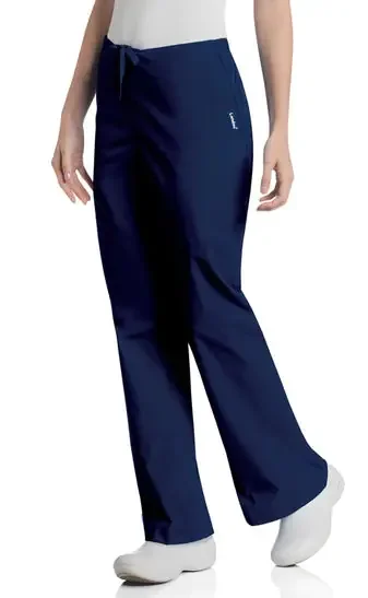 Landau Uniforms – Scrub Pants Flare Leg X-Large / Petite Royal Blue Female – 8335BEPXLP
