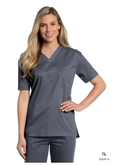 Landau Uniforms – Scrub Shirt 3X-Large Red Short Sleeve Unisex – 4139TRMST3XL
