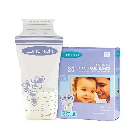 Lansinoh – Breast Milk Storage Bag 6 oz. Polyethylene – 04467720420