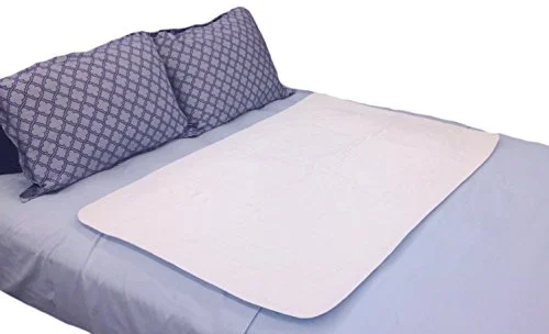 Large Premium Absorbent Waterproof Bed Pad (34 x52 Inch) – Washable 300x for Underpad Incontinence Protection for Seniors, Adult, Child, or Pets