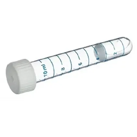 Leucosep – Centrifuge Tube Round Bottom Plain 16.8 X 100 mm 12 mL White Screw Cap Polypropylene Tube – 07000449
