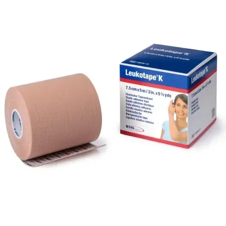 Leukotape K – Orthopedic Corrective Tape Wave Pattern Adhesive Cotton / Polyacrylate 3 Inch X 5-1/2 Yard Beige NonSterile – 7297812