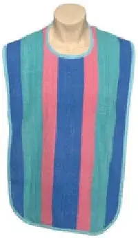 Lew Jan Textile – Bib Hook and Loop Closure Reusable Terry Cloth – M45-1834A-VG