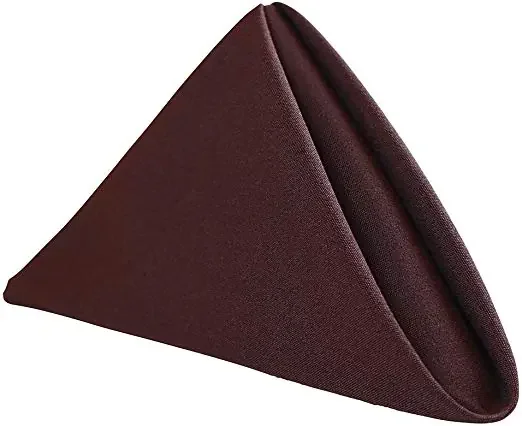 Lew Jan Textile – Dinner Napkin Burgundy 100% Spun Polyester – X61-2020BS