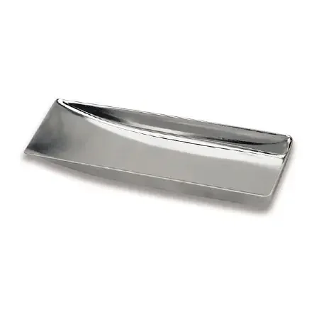 Lhasa OMS – Needle Saucer Stainless Steel, Rectangular Shaped, Smooth, and Contoured – SAUCER.M