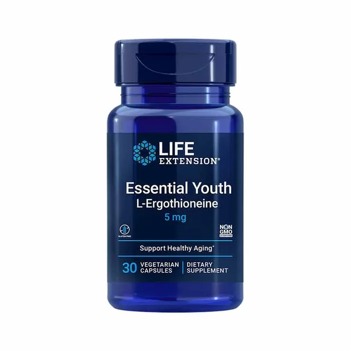 Life Extension Essential Youth L-Ergothioneine, 5 mg, 30 vegetarian capsules