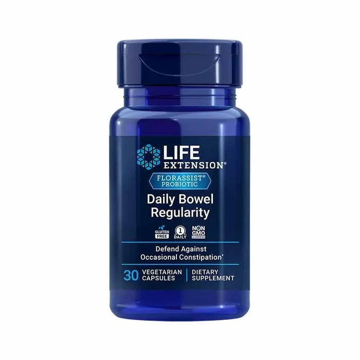 Life Extension FLORASSIST® Daily Bowel Regularity, 30 vegetarian capsules