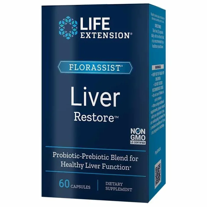 Life Extension FLORASSIST® Liver Restore™, 60 vegetarian capsules