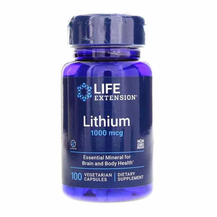 Life Extension Lithium, 1000 mcg, 100 capsules