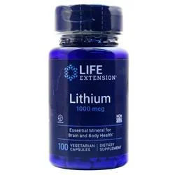 Life Extension Lithium (1000mcg) 100 vcaps
