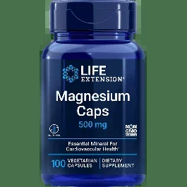Life Extension Magnesium Caps–100 Vegetarian Capsules