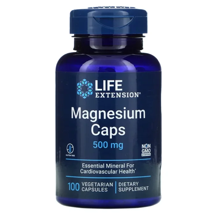Life Extension, Magnesium Caps, 500 mg, 100 Capsules