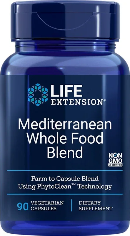 Life Extension Mediterranean Whole Food Blend 90 Softgel