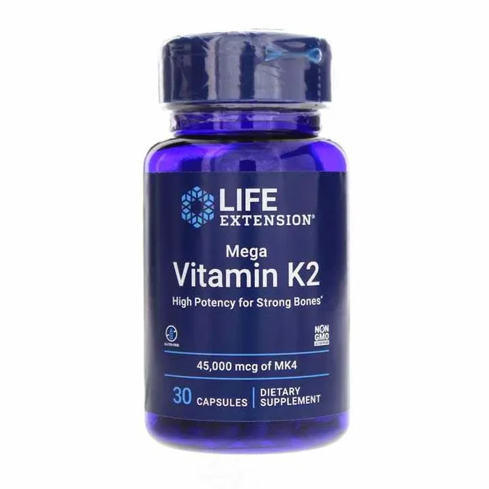 Life Extension Mega Vitamin K2, 45000 mcg (45 mg), 30 capsules