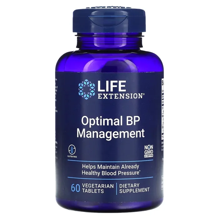 Life Extension, Optimal BP Management, 60 Tablets
