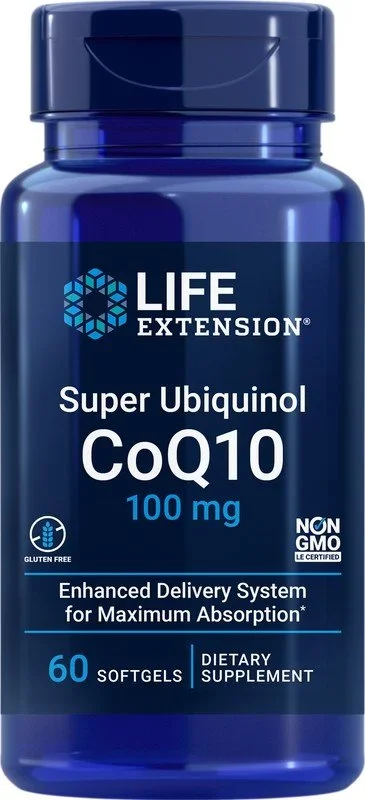 Life Extension Super Ubiquinol CoQ10 100mg 60 Softgel