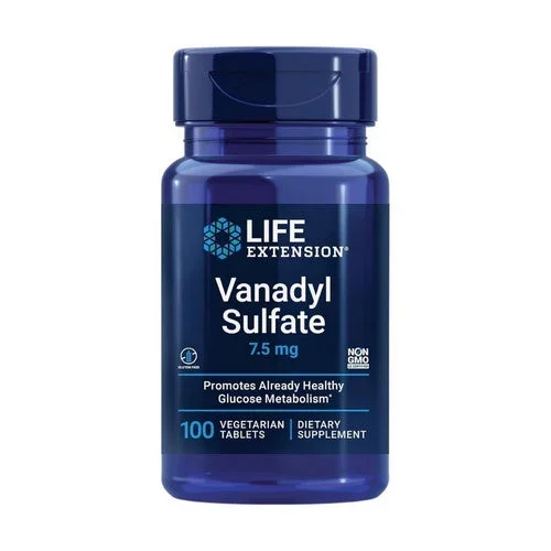 Life Extension, Vanadyl Sulfate, 7.5 mg, 100 tabs