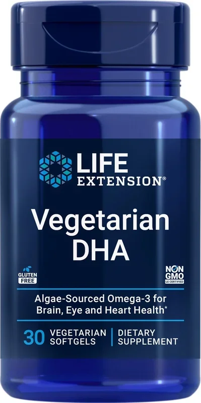 Life Extension Vegetarian Sourced DHA 30 Softgel