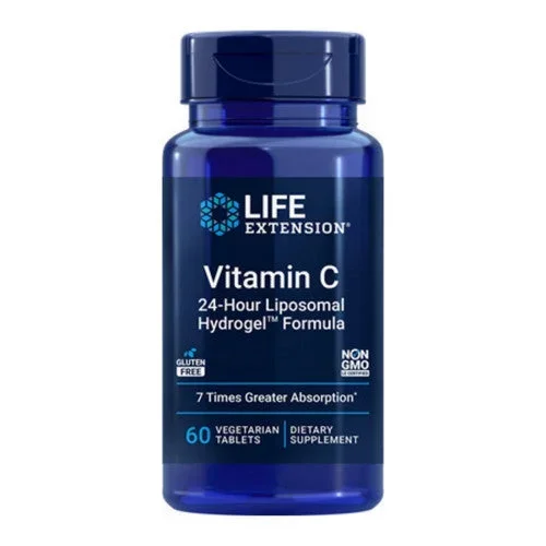 Life Extension, Vitamin C 24-Hour Liposomal Hydrogel Formula, 60 Tabs