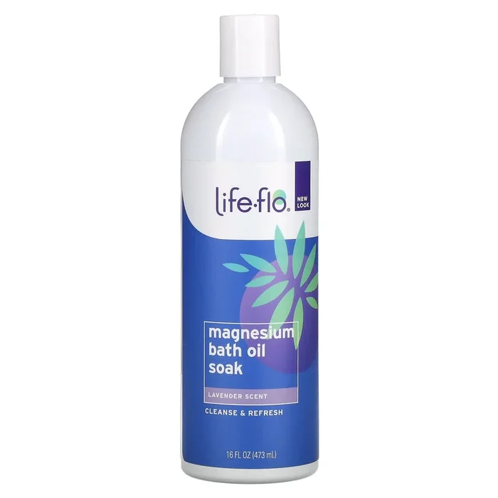 Life-Flo, Magnesium Bath Oil Soak, Lavender, 16 Oz