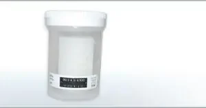 LifeSign – Specimen Container with Temperature Strip 120 mL (4 oz.) Screw Cap NonSterile – 190077