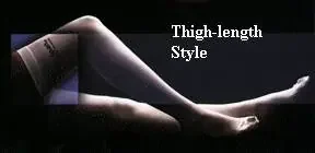 LifeSpan – Anti-embolism Stocking Lifespan Thigh High X-Large / Regular White Inspection Toe – 573-04