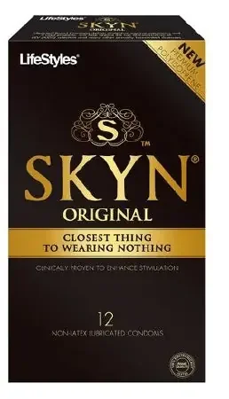 Lifestyles Skyn – Condom Lubricated 12 per Box – 07090727312