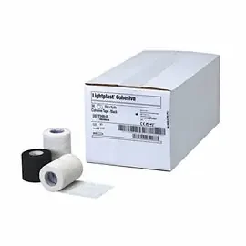 Lightplast – Cohesive Bandage 3 Inch X 6 Yard Standard Compression Self-adherent Closure Black NonSterile – 7348906
