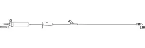 LightSafe – Primary IV Administration Set 20 Drops / mL Drip Rate 87 Inch Tubing 1 Port – LS415N