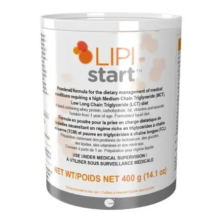 Lipistart – Metabolic Oral Supplement Unflavored 400 Gram Can Powder – 50205