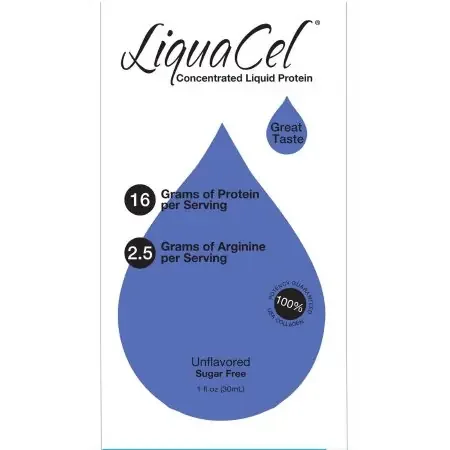 LiquaCel – Oral Protein Supplement Unflavored Ready to Use 1 oz. Individual Packet – GH114