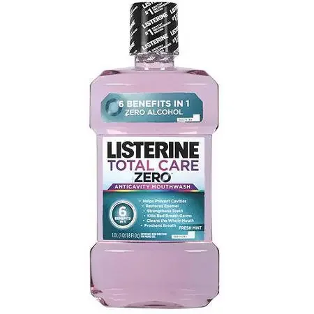 Listerine Total Care Zero – Mouthwash 1 Liter Fresh Mint Flavor – 10312547306710