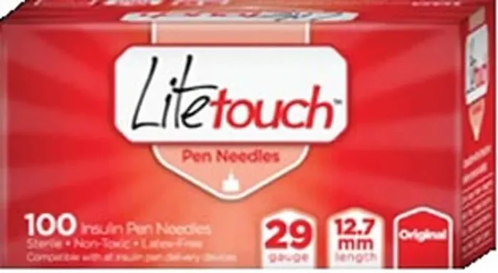 LiteTouch – Insulin Pen Needle 29 Gauge 1/2 Inch Length NonSafety – 533