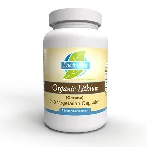 Lithium 5mg (250 Vegetarian Capsules)