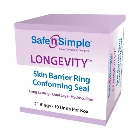 Longevity – Skin Barrier Ring Moldable, Extended Wear Adhesive Hydrocolloid 2 Inch Diameter – SNS684H2