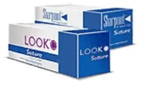LOOK – Suture without Needle Braided Silk Nonabsorbable Uncoated Size 4 – 0 100 Yard Spool – SP116