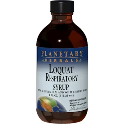 Loquat Respiratory Syrup 4 fl oz by Planetary Herbals