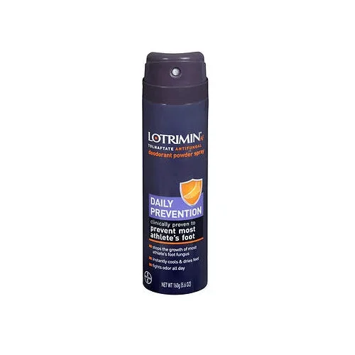 Lotrimin, AF Tolnaftate Antifungal Deodorant Powder Spray, 5.6 Oz