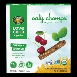 Love Child Bar Oat Cherry Spinach–5 Bars