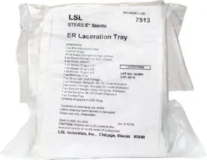 LSL Industries – Laceration Tray Sterile – 7513
