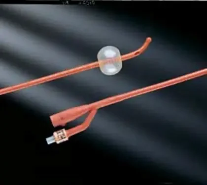 Lubri-Sil I.C. – Foley Catheter 2-Way Coude Tip 5 cc Balloon 18 Fr. Antimicrobial Coated Silicone – 0170SI18