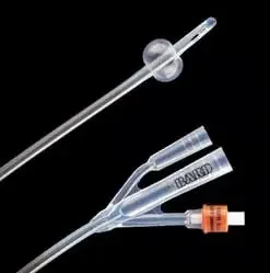 Lubri-Sil I.C. – Foley Catheter 3-Way Standard Tip 5 cc Balloon 18 Fr. Antimicrobial Hydrogel Coated Silicone – 70518SI
